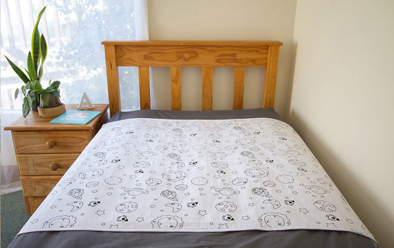 Brolly Sheets Waterproof Bed Pad With Wings