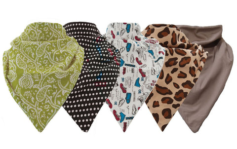 Waterproof and Absorbent Bandana bibs for Adults 10 Pack