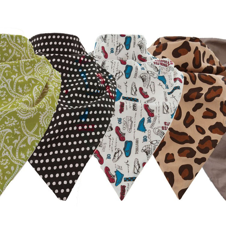Waterproof and Absorbent Bandana bibs for Adults 10 Pack
