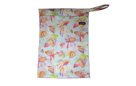 Snazzipants Waterproof Wet Bag Blue Circle