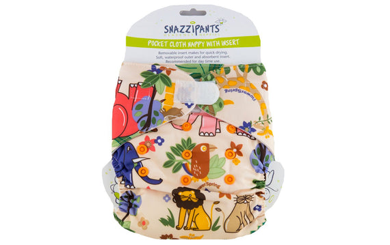 Reusable Daytime Cloth Nappy Star Front