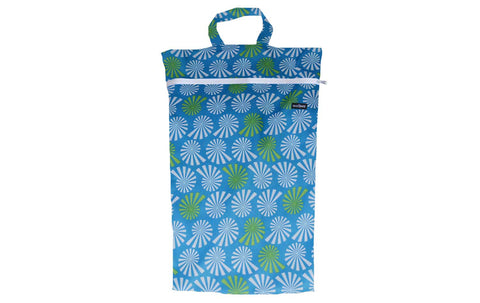 Snazzipants Waterproof Wet Bag Large Blue White