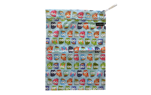 Snazzipants Waterproof Wet Bag Blue Circle