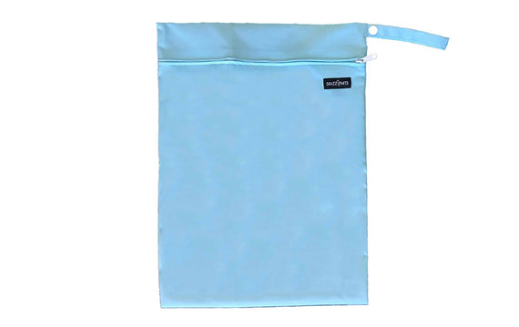 Snazzipants Waterproof Wet Bag Blue Circle