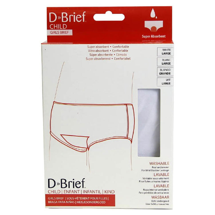 DBrief Absorbent Underwear For Girls In Box